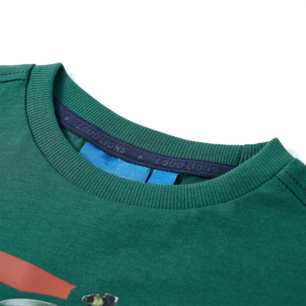 VidaXL Kindershirt met lange mouwen 104 groen