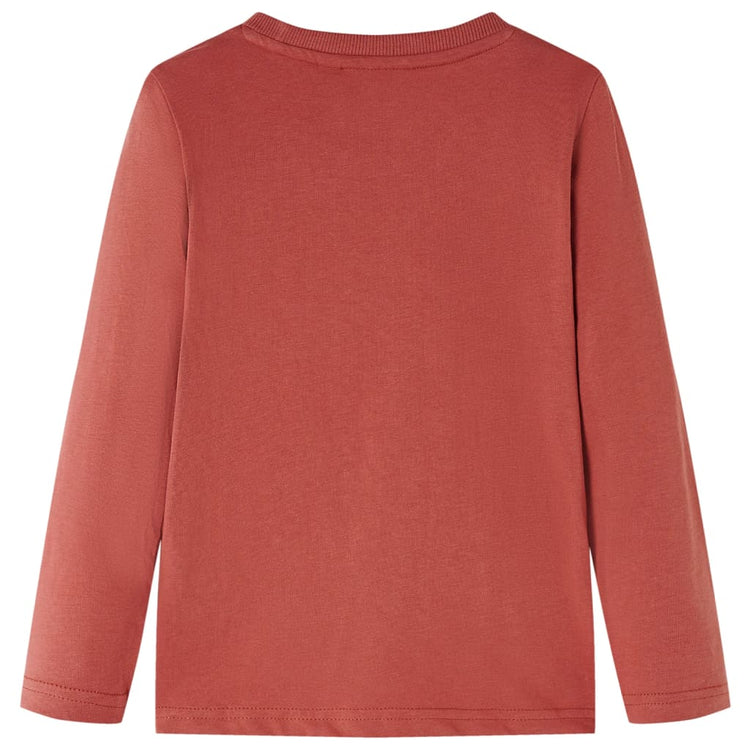 Vidaxl kindershirt met lange mouwen 104 hennakleurig