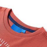 VidaXL Kindershirt met lange mouwen 128 hennakleurig - afbeelding 3
