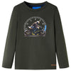 Vidaxl kindershirt met lange mouwen 128 kakikleurig