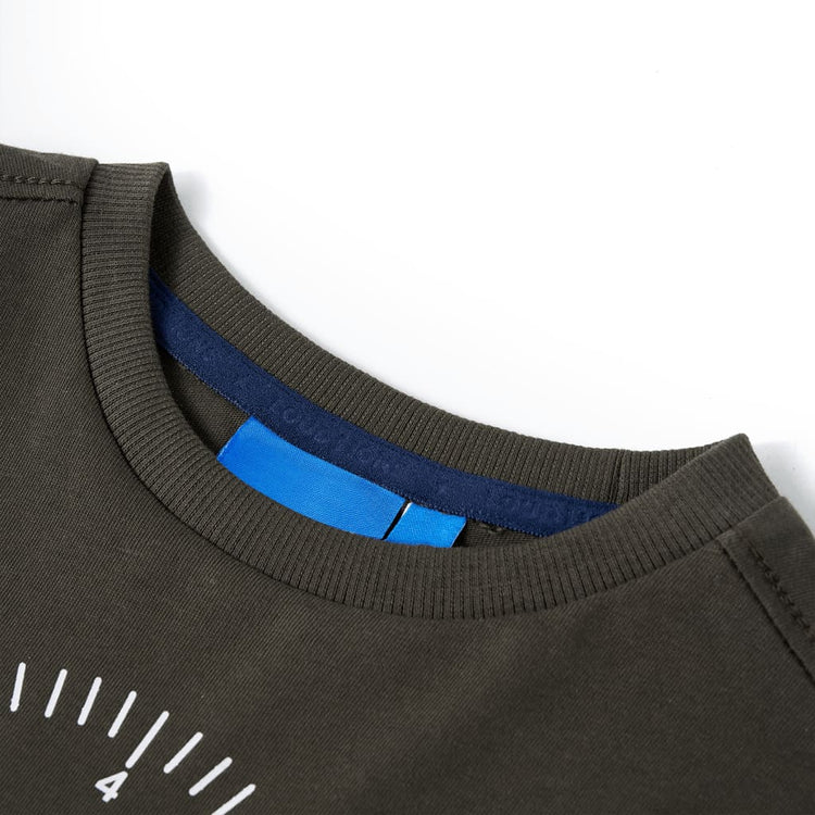 Vidaxl kindershirt met lange mouwen 128 kakikleurig