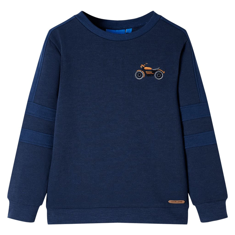 Vidaxl kindertrui 92 gemêleerd marineblauw