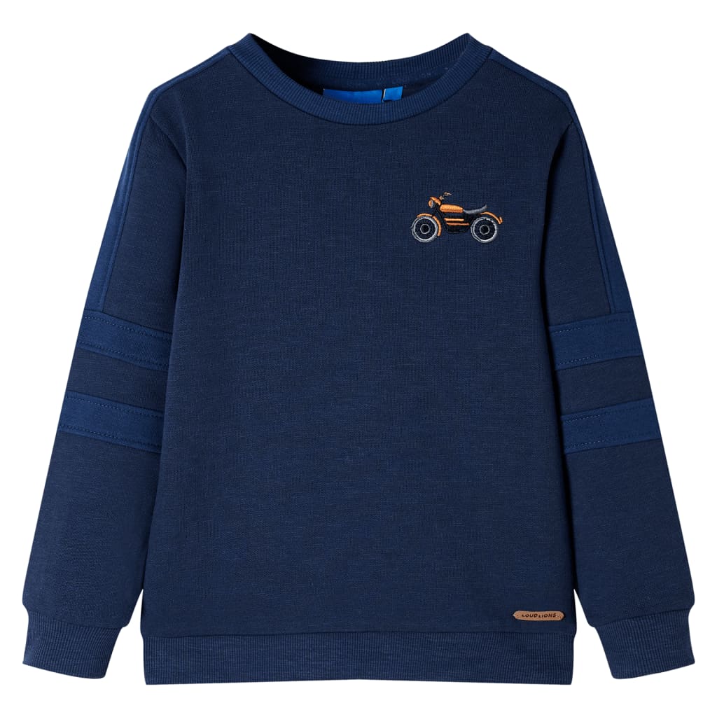 Vidaxl kindertrui 92 gemêleerd marineblauw