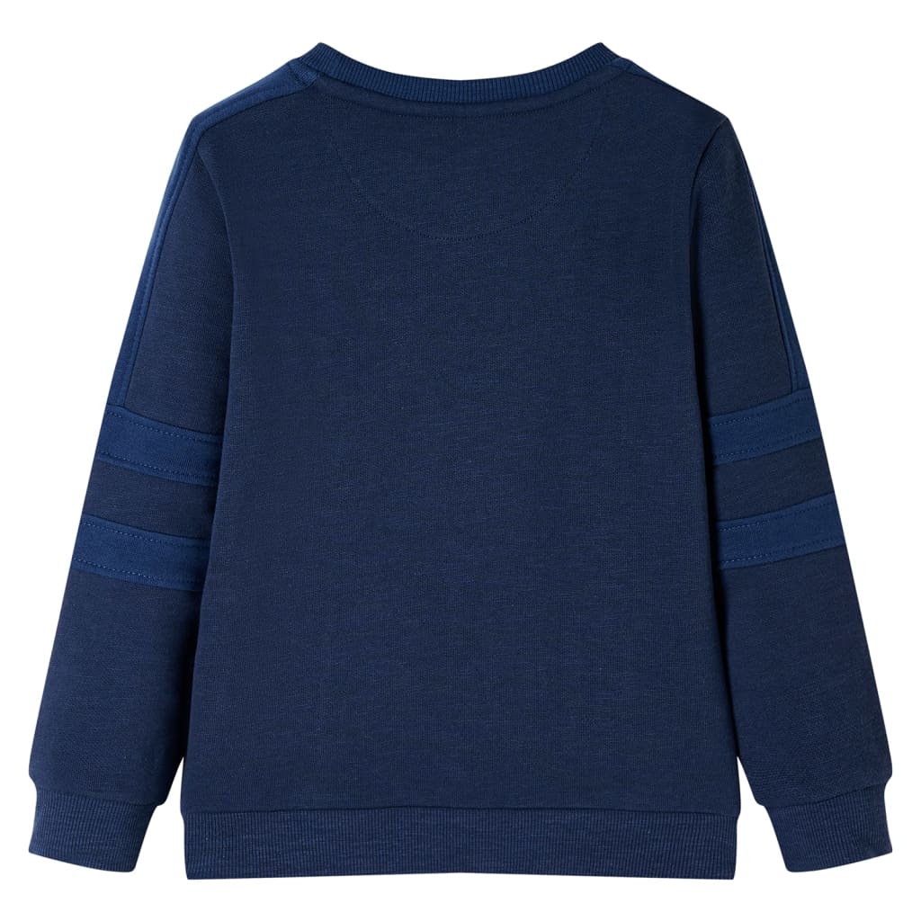 VidaXL Kindertrui 116 gemêleerd marineblauw