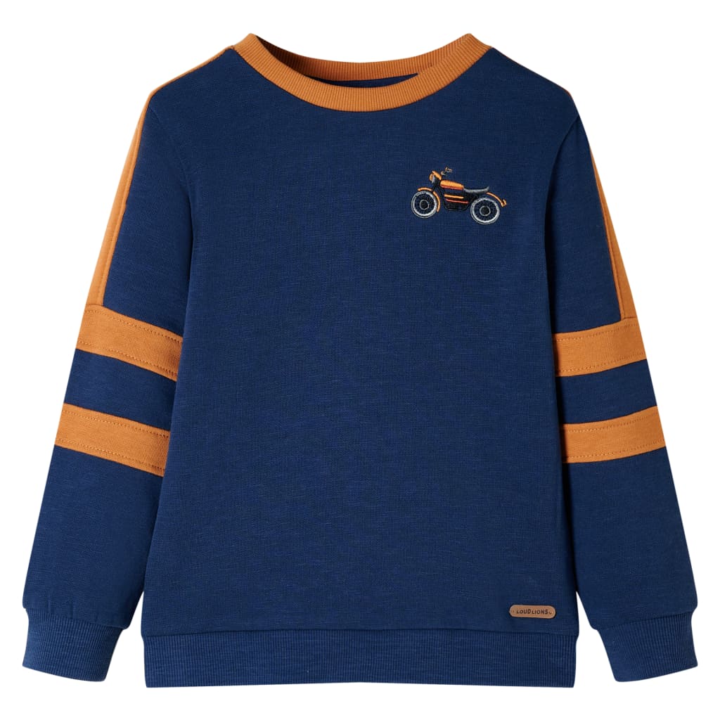 VidaXL Kindertrui 92 indigo-blauw