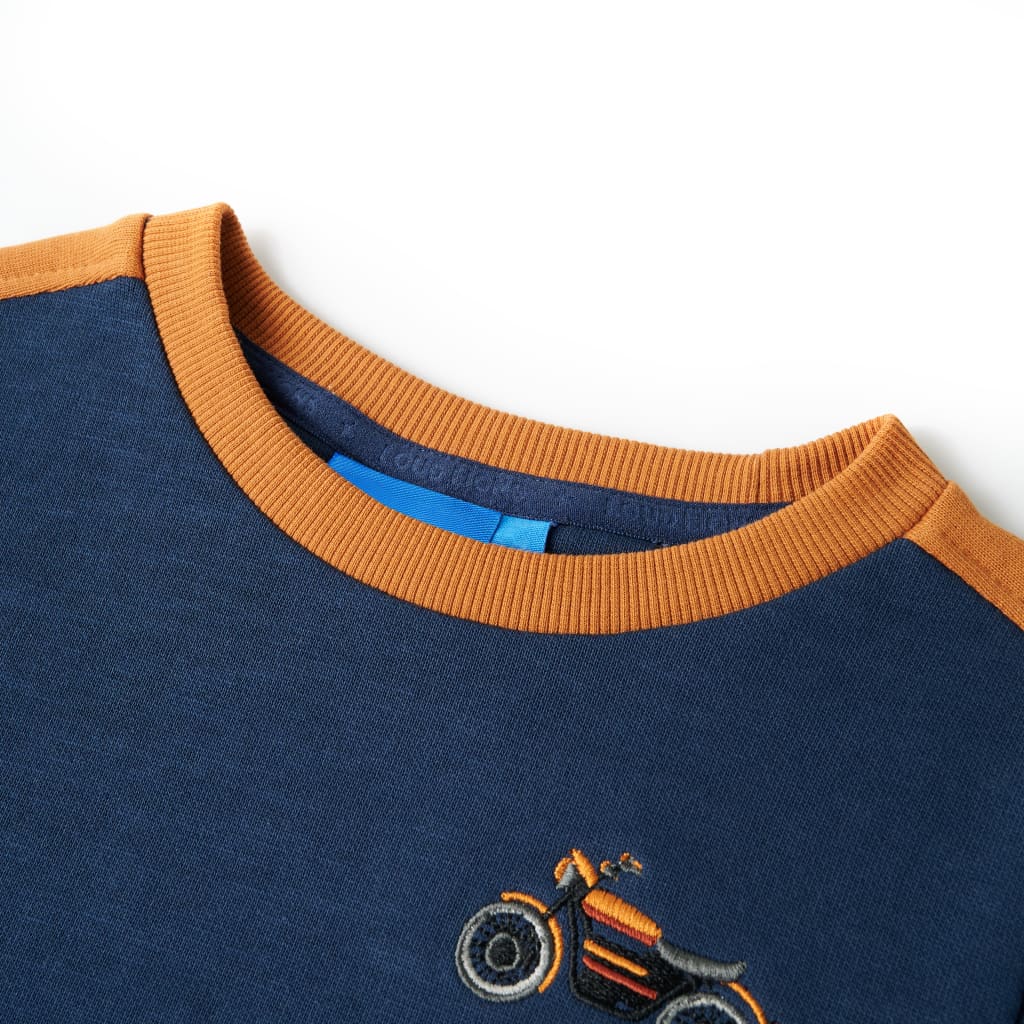 VidaXL Kindertrui 92 indigo-blauw