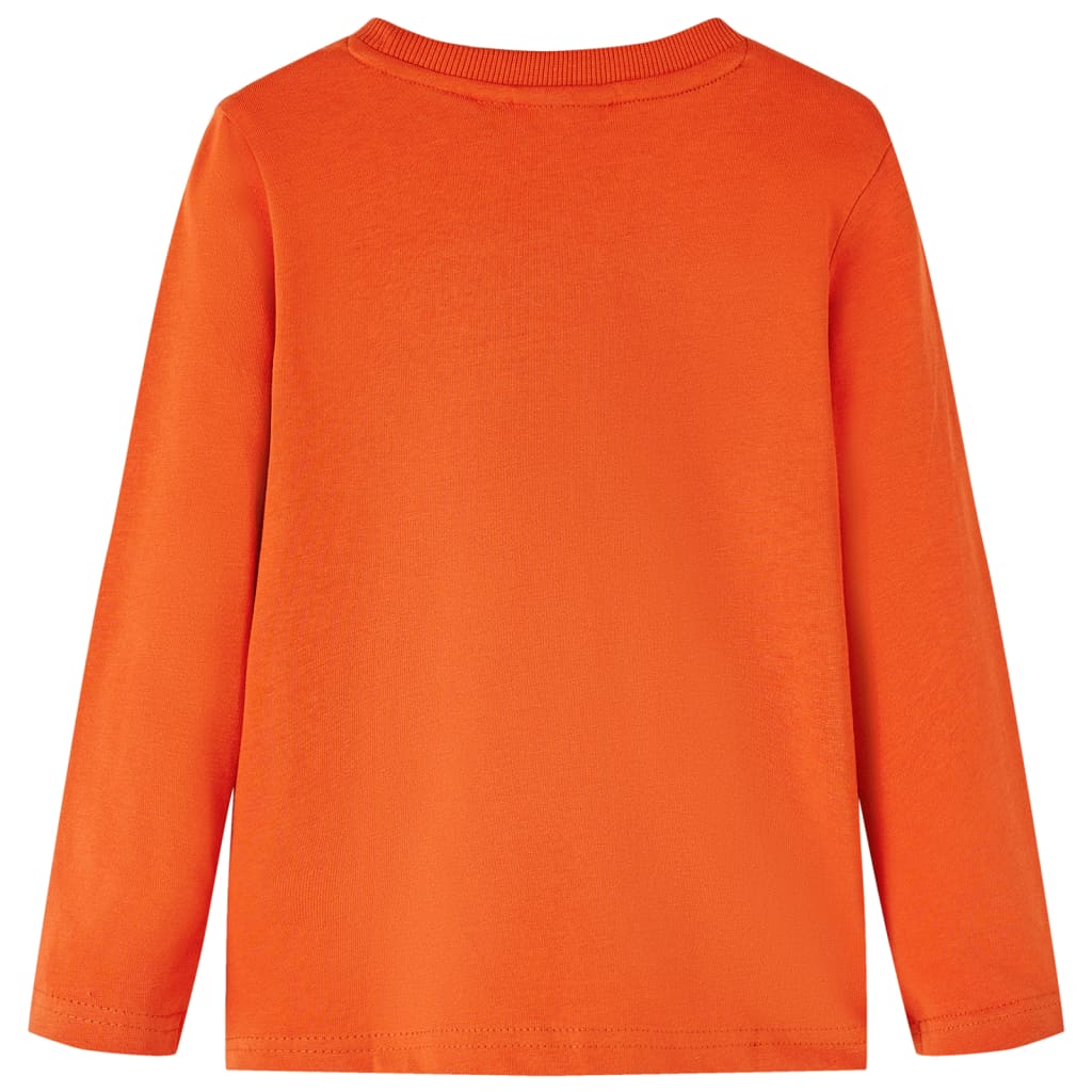 VidaXL Kindershirt met lange mouwen 104 oranje