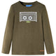 Vidaxl kindershirt met lange mouwen 104 gemêleerd kakikleur