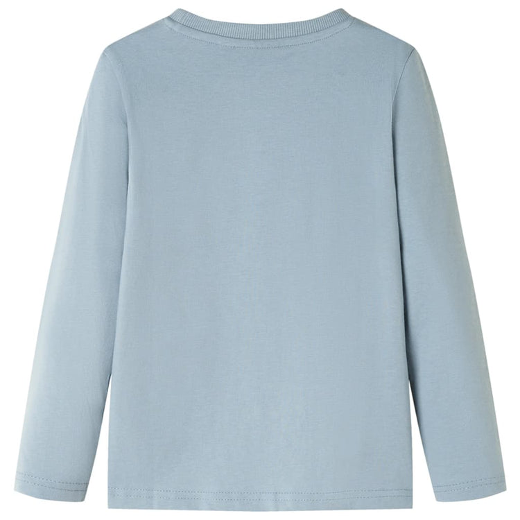 Vidaxl kindershirt met lange mouwen 128 lichtblauw