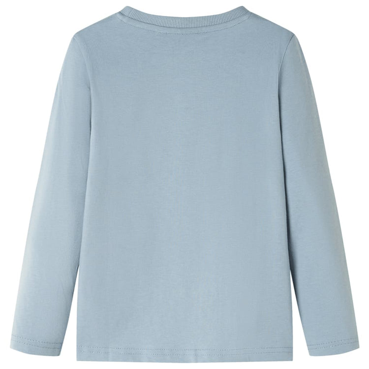 VidaXL Kindershirt met lange mouwen 140 lichtblauw