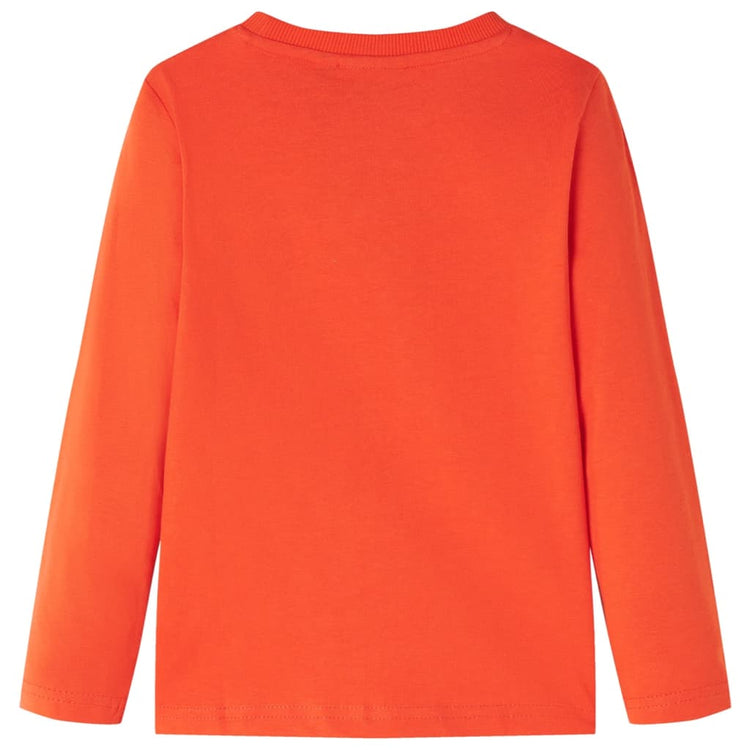 Vidaxl kindershirt met lange mouwen 104 feloranje