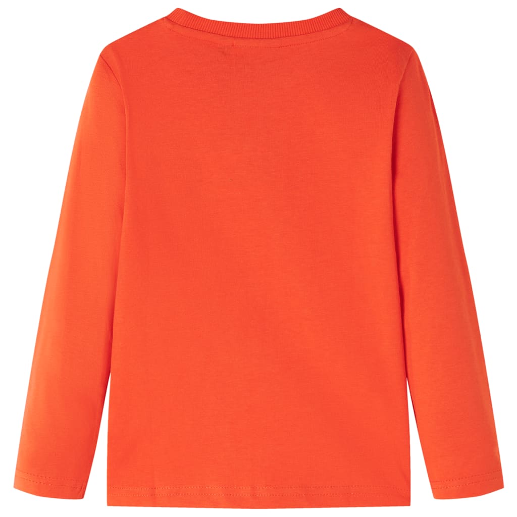 Vidaxl kindershirt met lange mouwen 116 feloranje