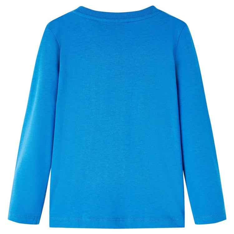 VidaXL Kindershirt met lange mouwen 92 kobaltblauw