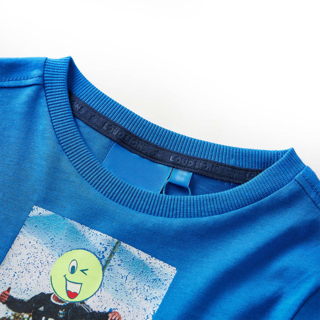 VidaXL Kindershirt met lange mouwen 104 kobaltblauw