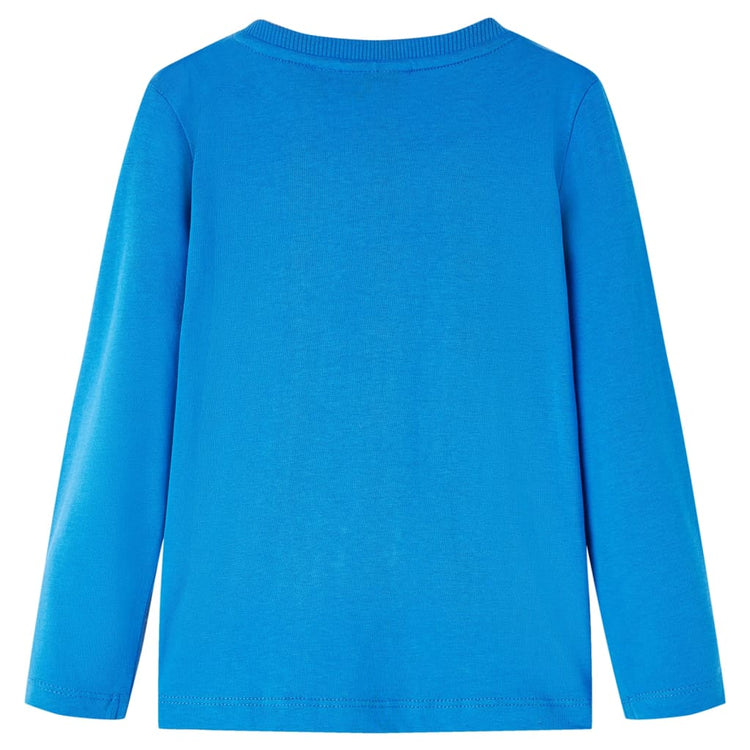 Vidaxl kindershirt met lange mouwen 116 kobaltblauw