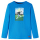 Vidaxl kindershirt met lange mouwen 128 kobaltblauw