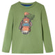 Vidaxl kindershirt met lange mouwen 104 lichtkakikleurig