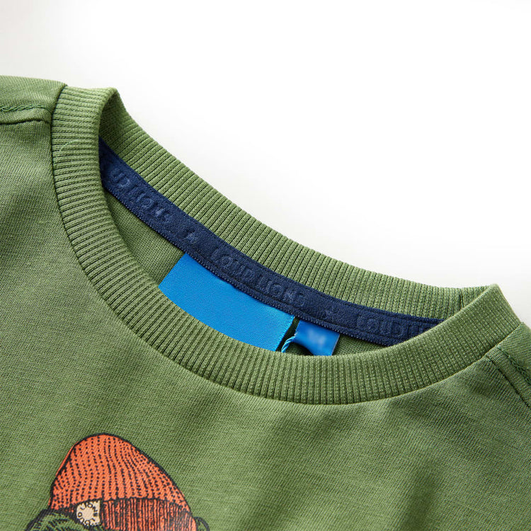 Vidaxl kindershirt met lange mouwen 104 lichtkakikleurig
