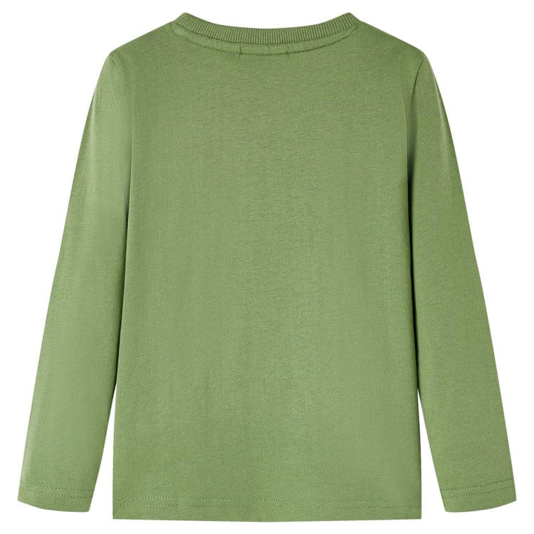 Vidaxl kindershirt met lange mouwen 128 lichtkakikleurig