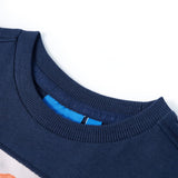 VidaXL Kindershirt met lange mouwen 140 gemêleerd marineblauw - afbeelding 3