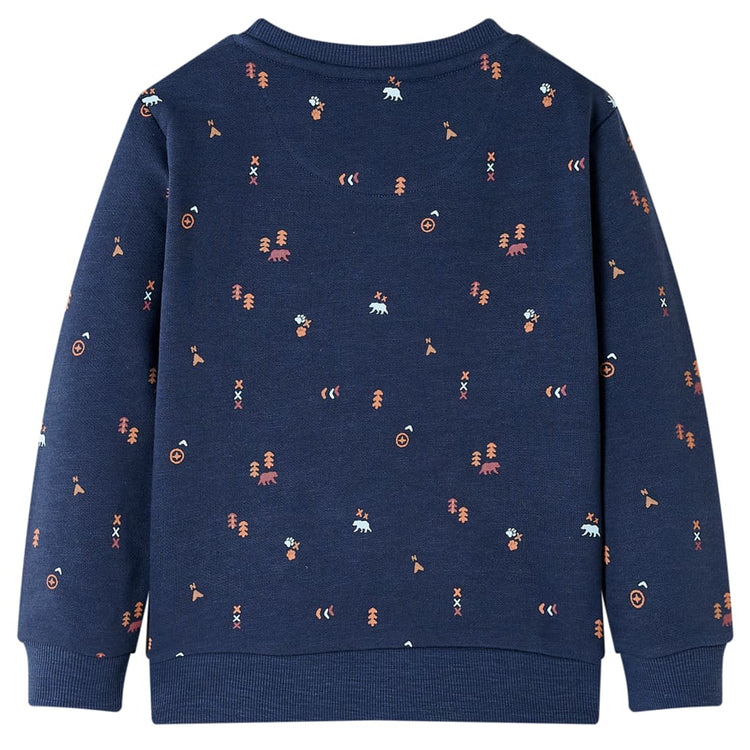 Vidaxl kindertrui 92 gemêleerd marineblauw