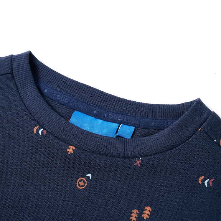 Vidaxl kindertrui 92 gemêleerd marineblauw