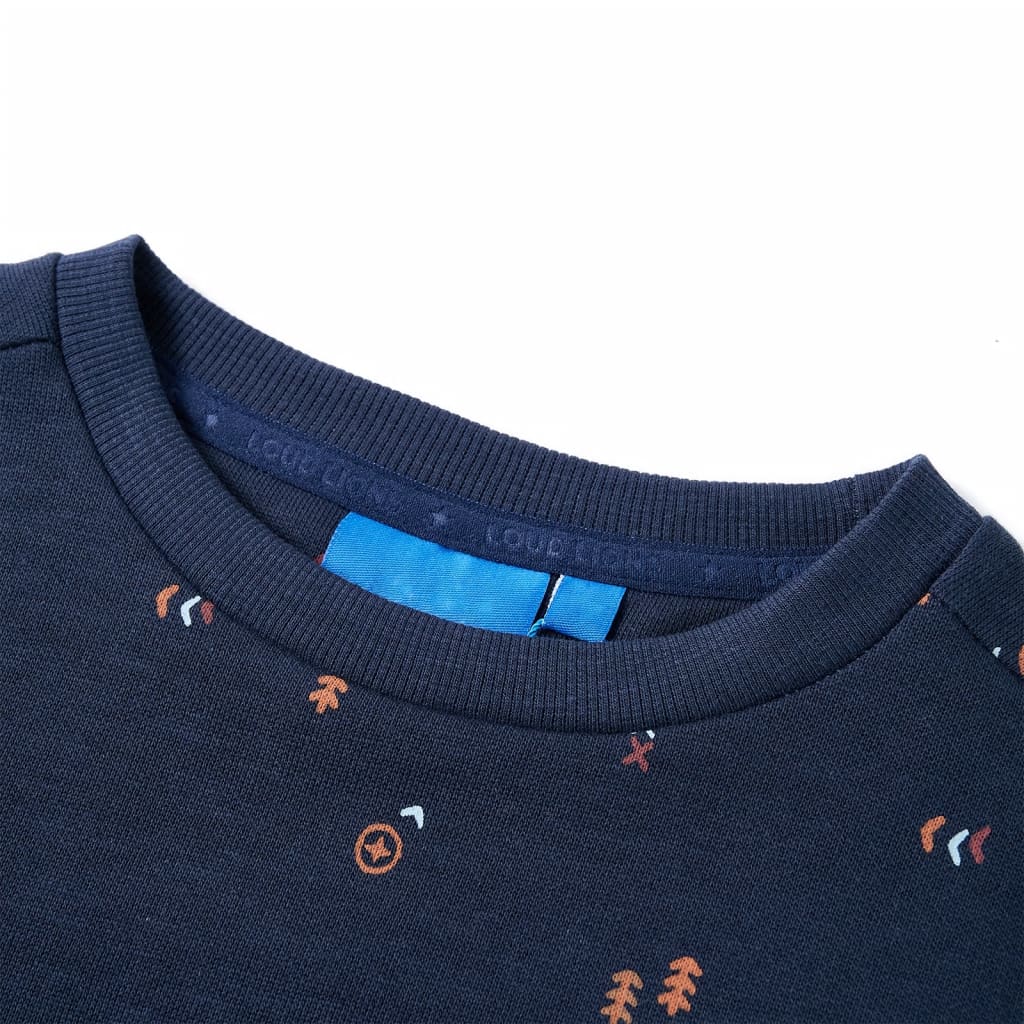 Vidaxl kindertrui 116 gemêleerd marineblauw