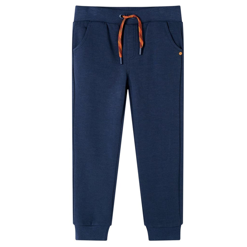 Vidaxl kinderjoggingbroek 104 gemêleerd marineblauw
