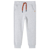 Vidaxl kinderjoggingbroek 104 gemêleerd grijs - afbeelding 1