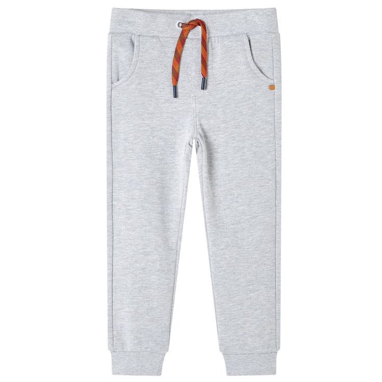Vidaxl kinderjoggingbroek 128 gemêleerd grijs