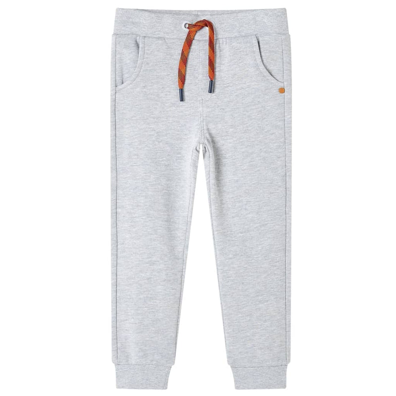 Vidaxl kinderjoggingbroek 128 gemêleerd grijs