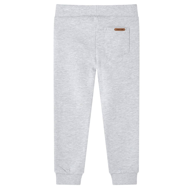 Vidaxl kinderjoggingbroek 128 gemêleerd grijs