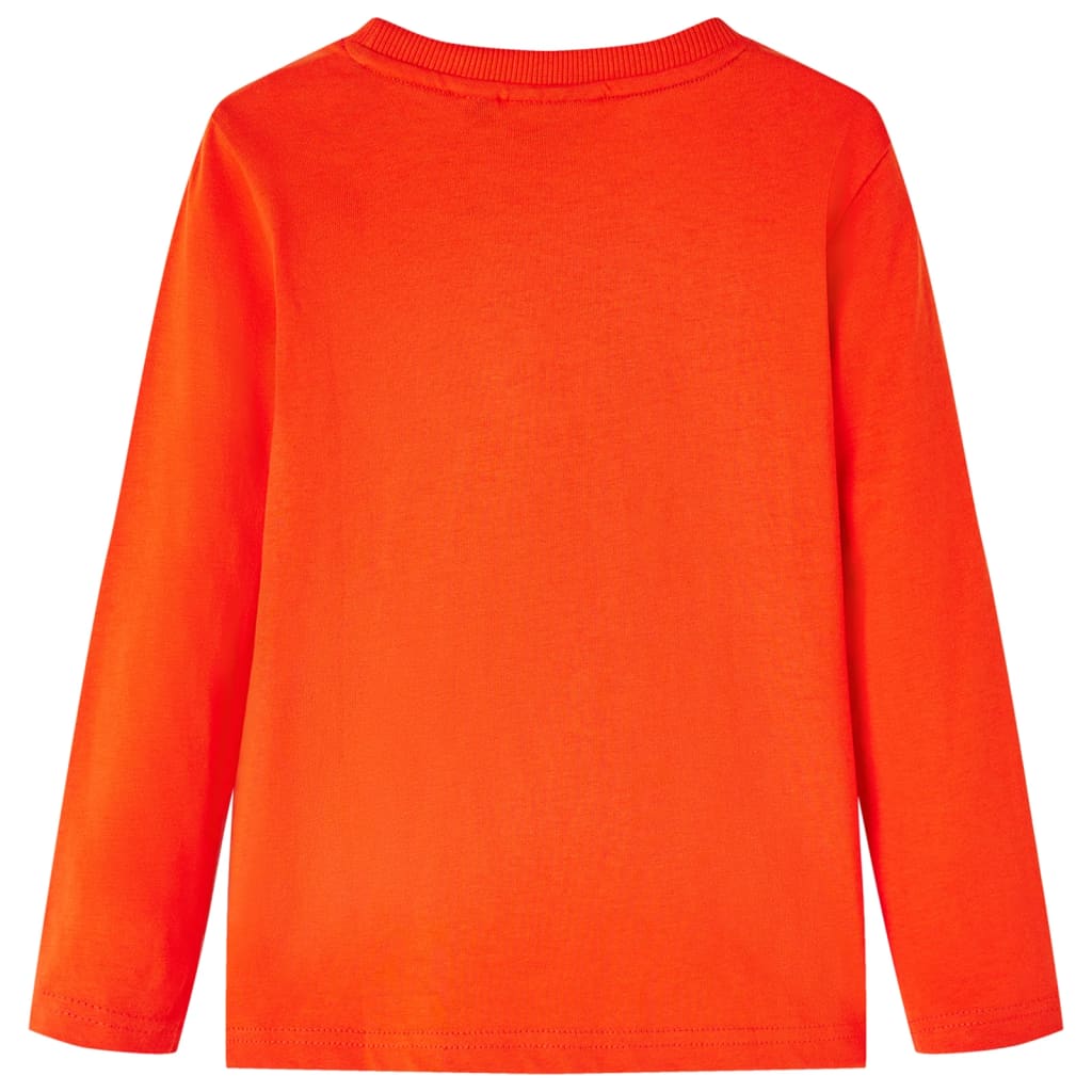 Vidaxl kindershirt met lange mouwen 116 felroranje