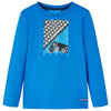 VidaXL Kindershirt met lange mouwen 116 kobaltblauw