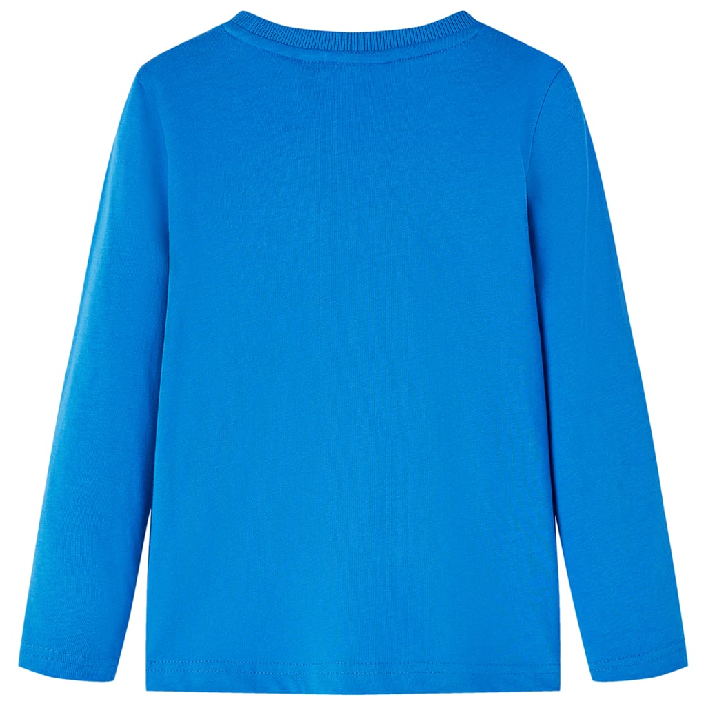Vidaxl kindershirt met lange mouwen 128 kobaltblauw