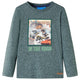 Vidaxl kindershirt met lange mouwen 104 gemêleerd donkergroen