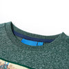 Vidaxl kindershirt met lange mouwen 104 gemêleerd donkergroen