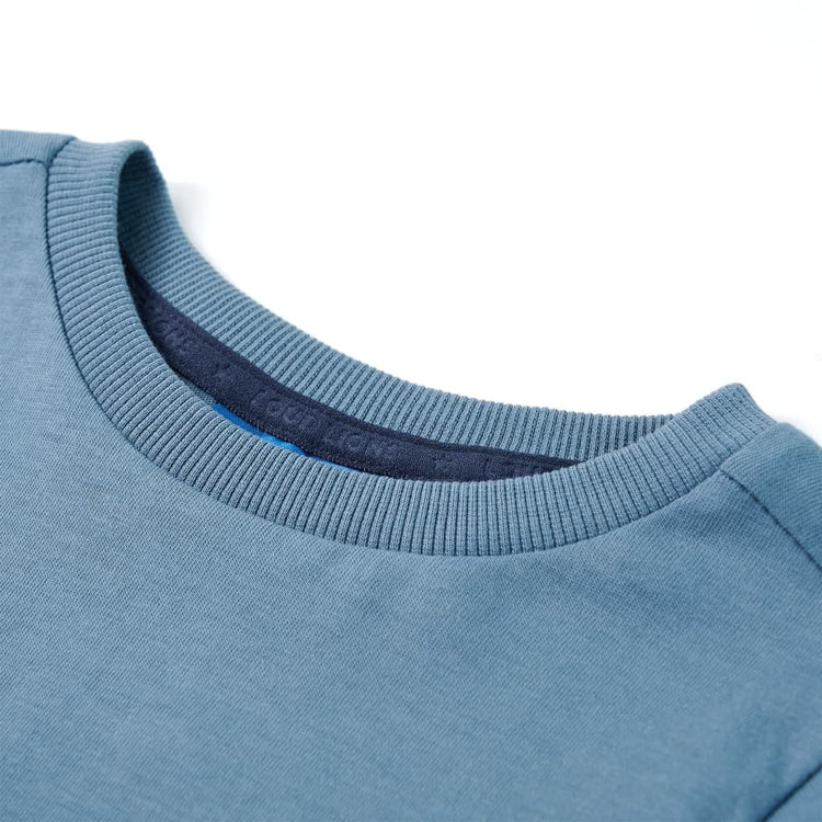 Vidaxl kindershirt met lange mouwen 92 medium blauw