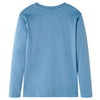 VidaXL Kindershirt met lange mouwen 140 medium blauw