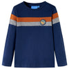 Vidaxl kindershirt met lange mouwen 104 marineblauw