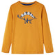 Vidaxl kindershirt met lange mouwen 104 donkerokerkleurig