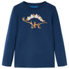 Vidaxl kindershirt met lange mouwen 104 marineblauw