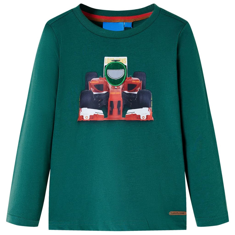 VidaXL Kindershirt met lange mouwen 92 groen