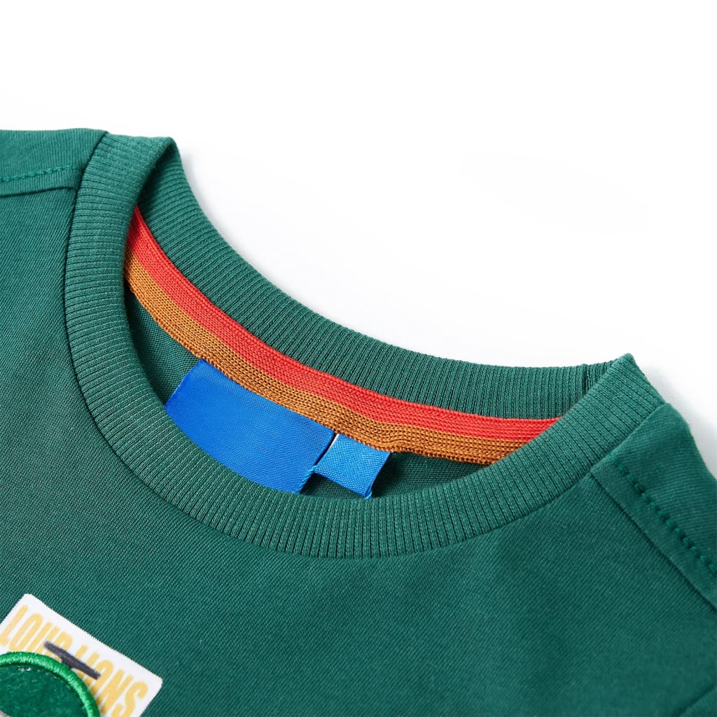 VidaXL Kindershirt met lange mouwen 92 groen