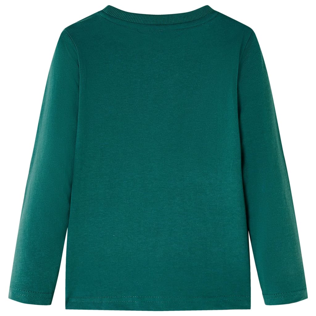 Vidaxl kindershirt met lange mouwen 128 groen
