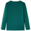 Vidaxl kindershirt met lange mouwen 128 groen
