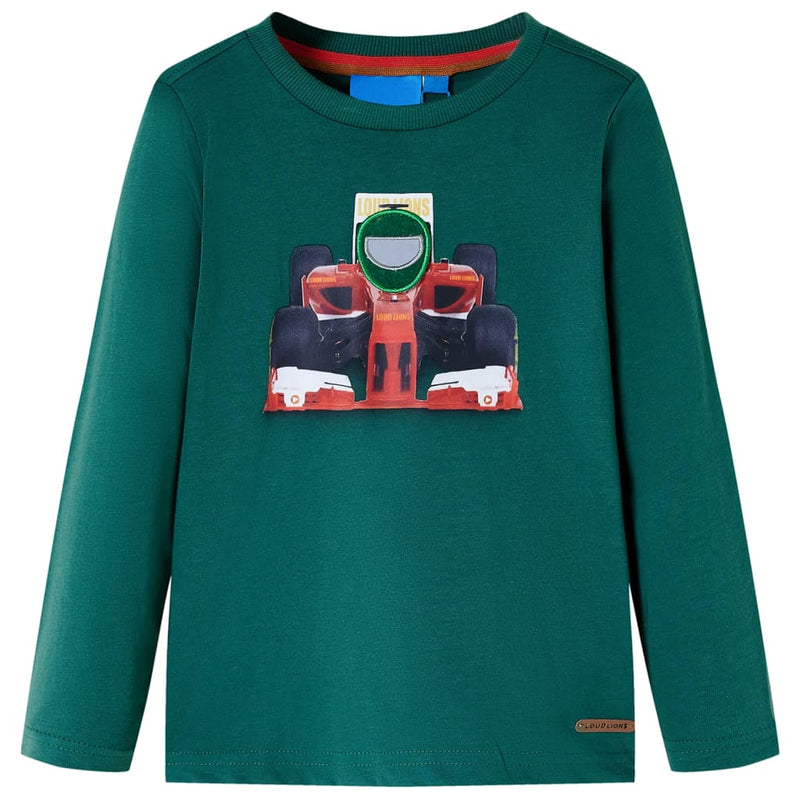 Vidaxl kindershirt met lange mouwen 140 groen