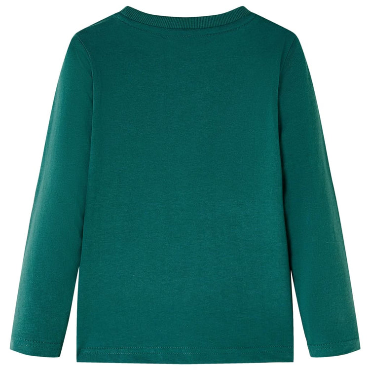 Vidaxl kindershirt met lange mouwen 140 groen