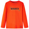 Vidaxl kindershirt met lange mouwen 116 felroranje