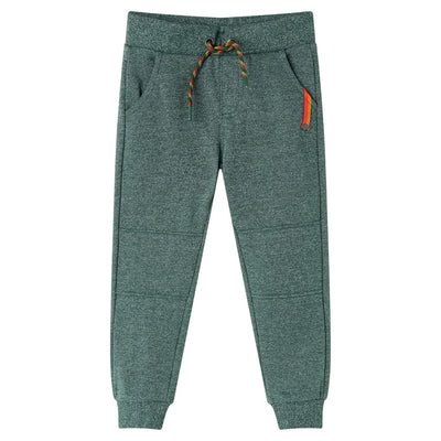 VidaXL Kinderjoggingbroek 104 donkergroen